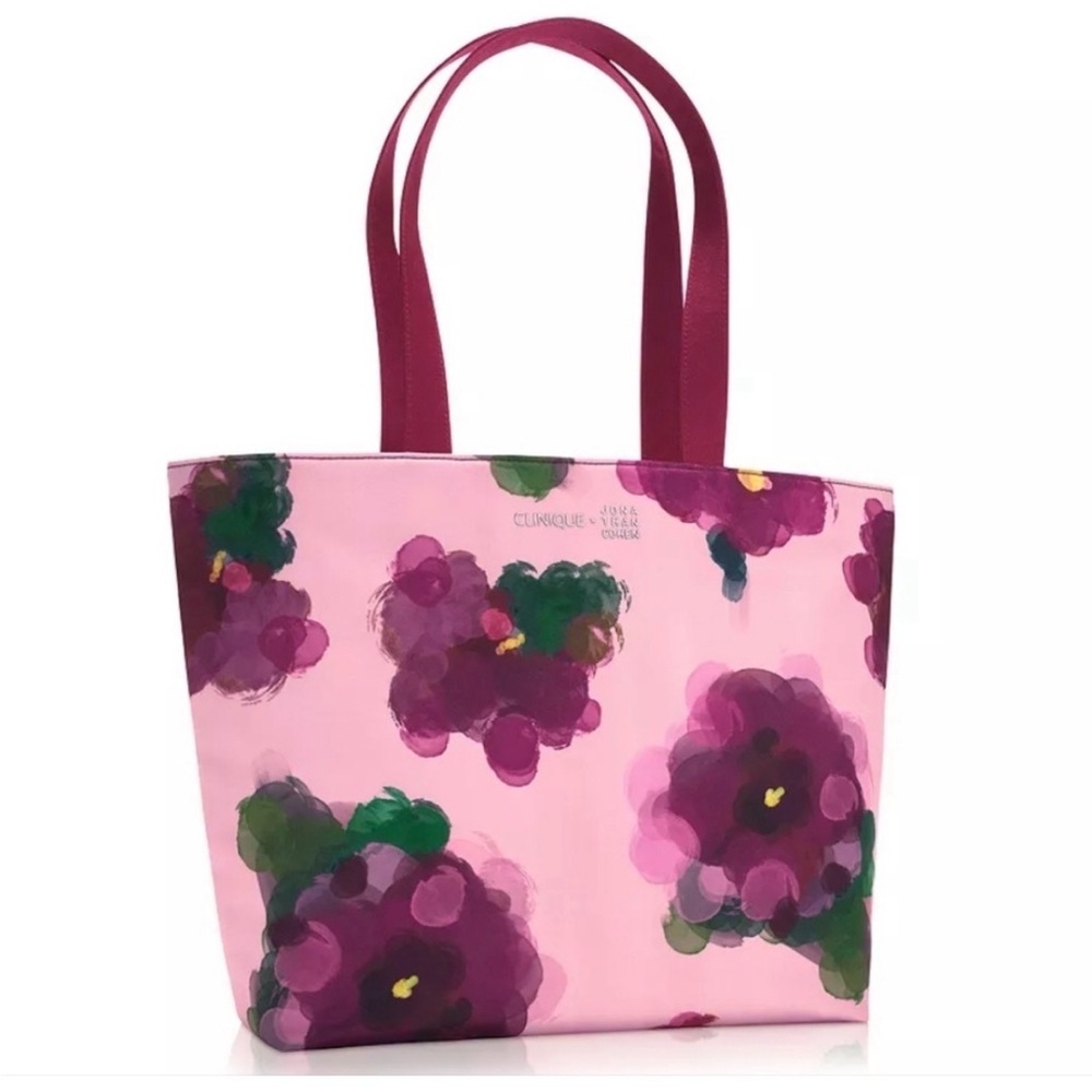 Flower CLINIQUE tote Bag x Jonathan Cohen